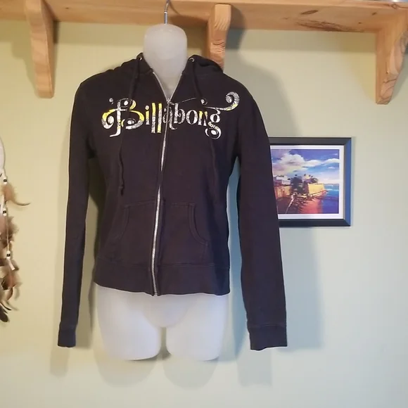 GIRLS kids Billabong Hooded Sweater - Picture 1 of 4